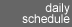 Daily Schedule